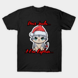 Dear Santa I Can Explain T-Shirt